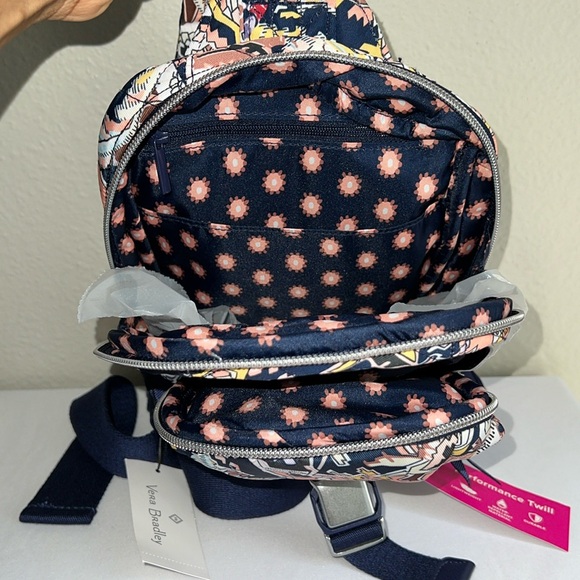 Vera Bradley Utility Sling Backpack-Tangier Paisley - Picture 11 of 15